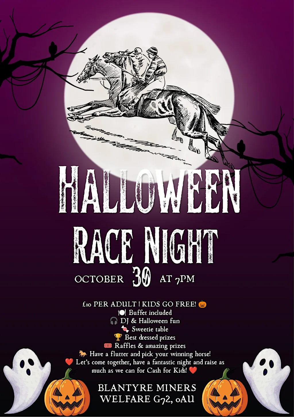Halloween Race Night