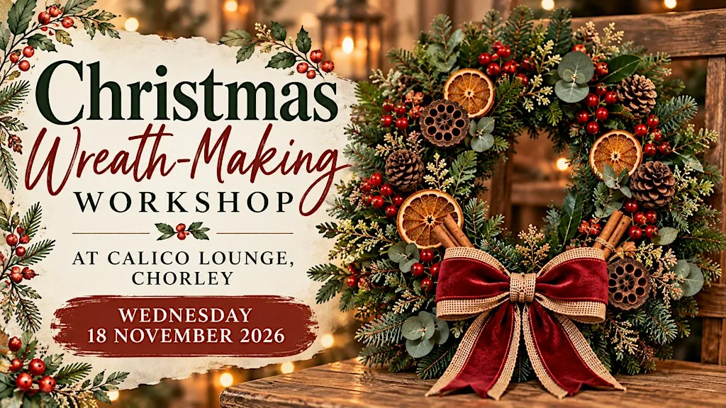 Christmas Wreath-Making Workshop at Calico Lounge