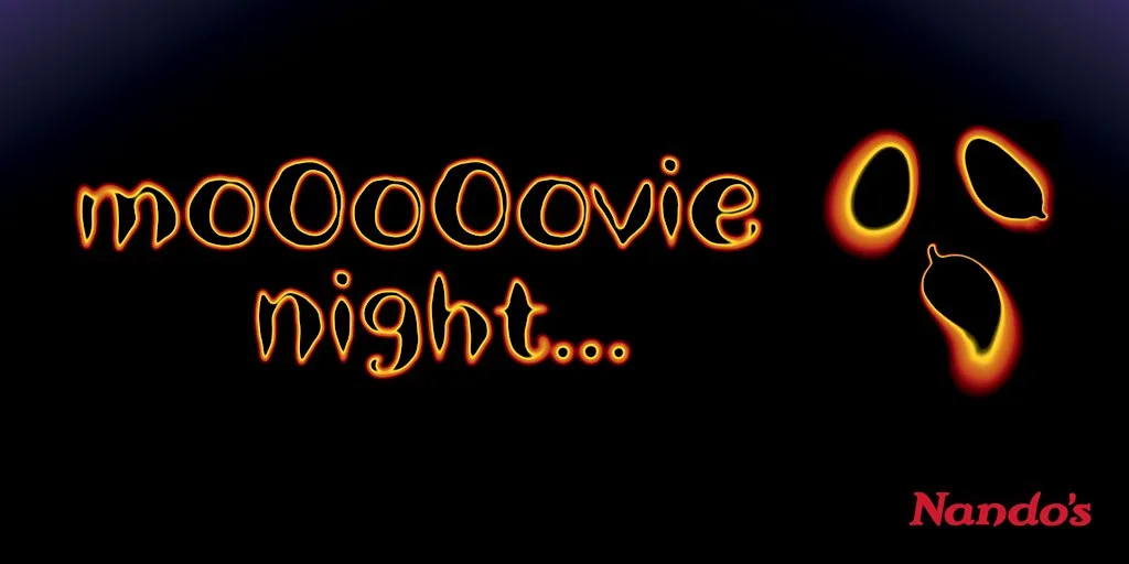 Nando’s Spooky moOoOovie night | Belfast Takeover at Nando's Belfast - Bedford Street