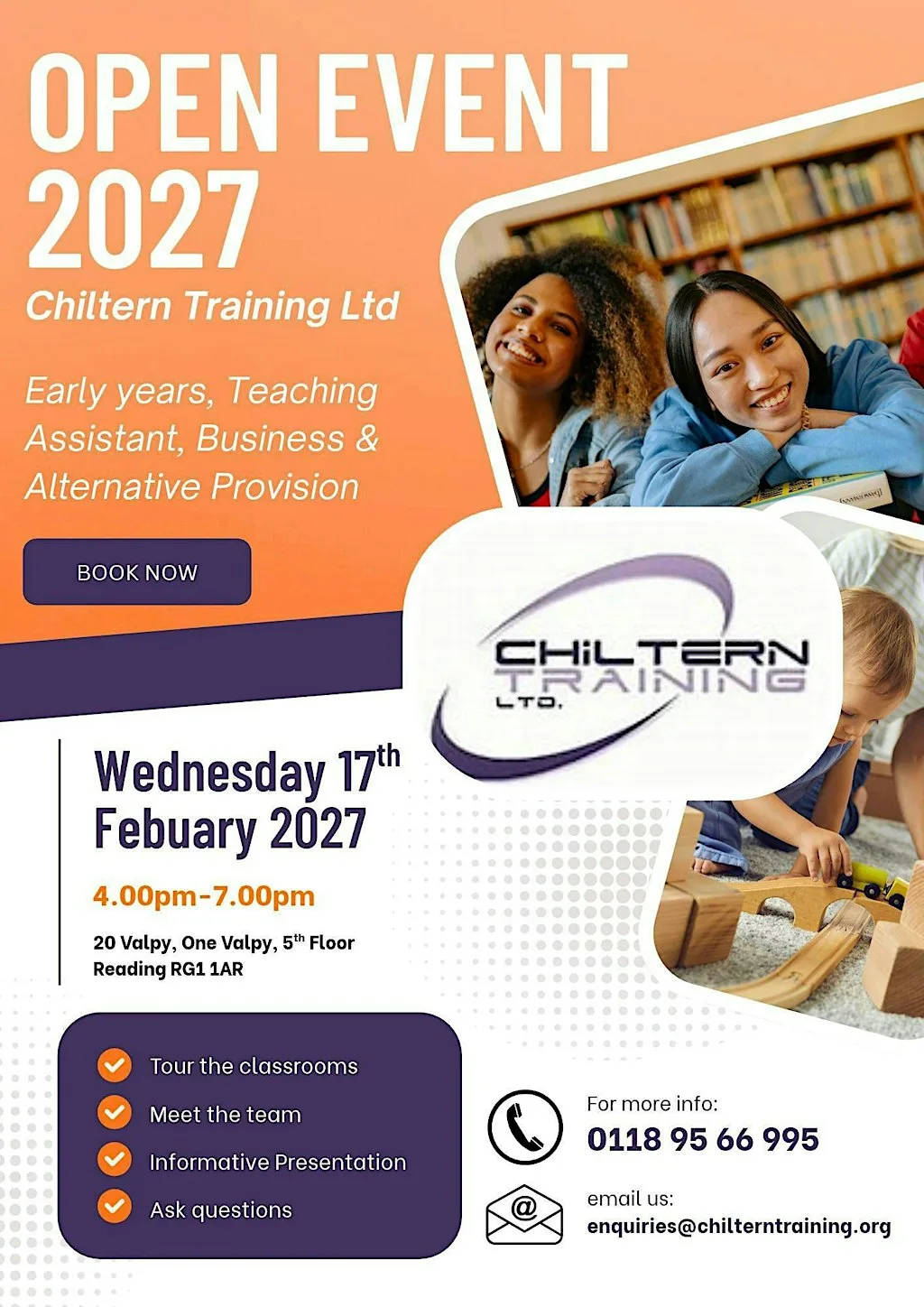 Apprenticeship Open Evening at Chiltern Training Ltd