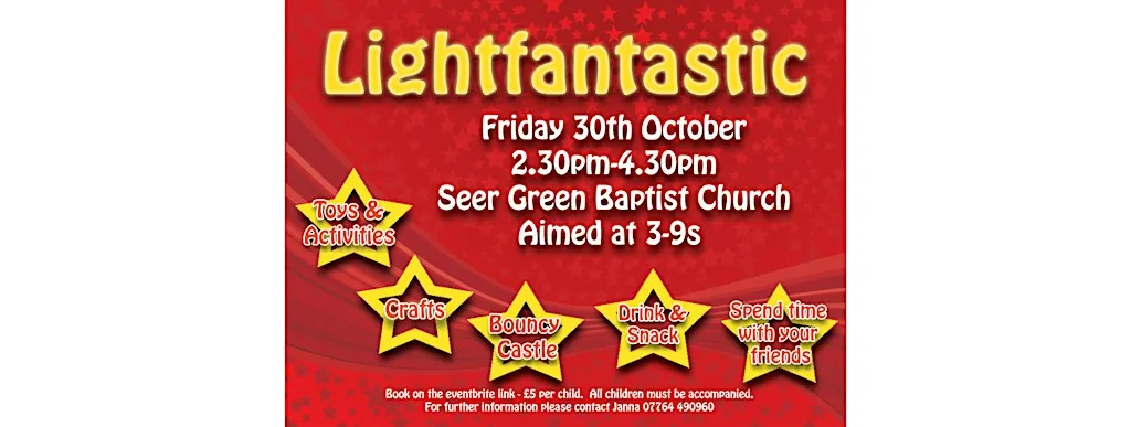 Lightfantastic 2026 at Seer Green Baptist Church