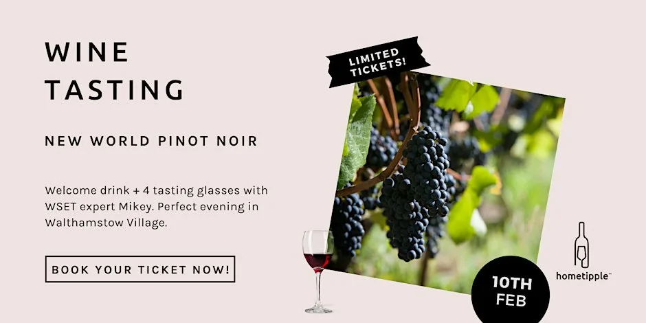 New World Pinot Noir - 10 Feb - Macchina at hometipple Walthamstow E17 at Macchina at hometipple