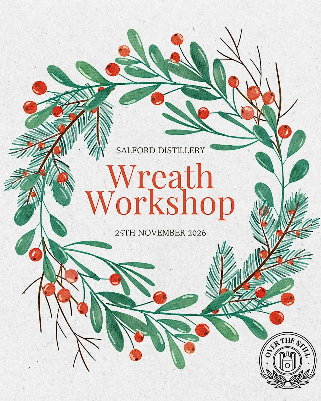 Salford Distillery Wreath Workshop
