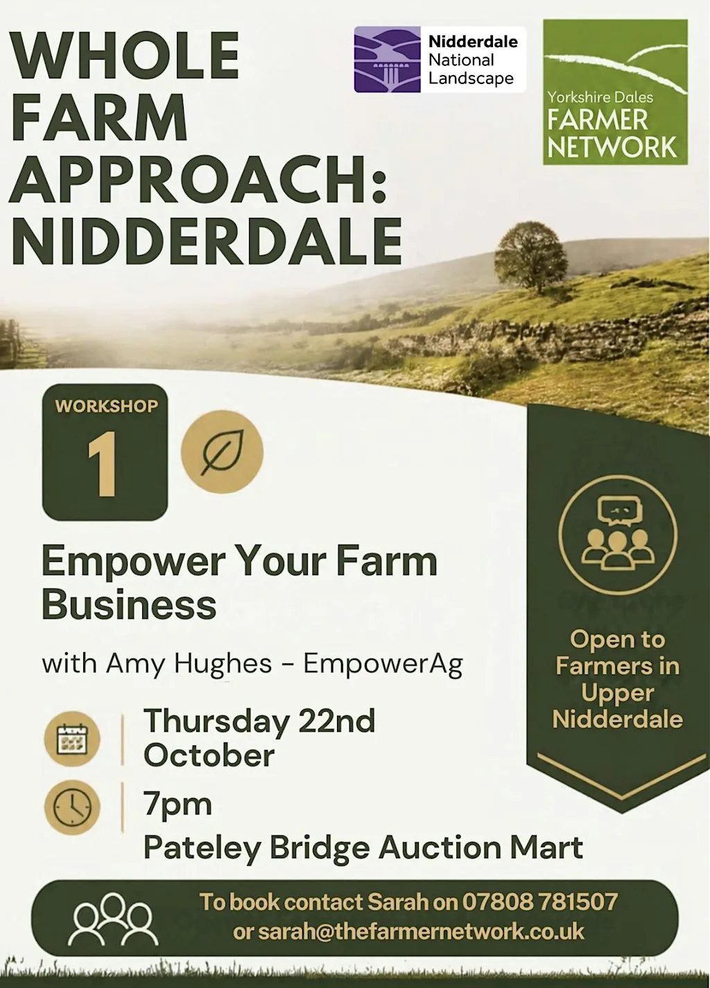 Nidderdale Whole Farm Approach: Empower Your Farm Business