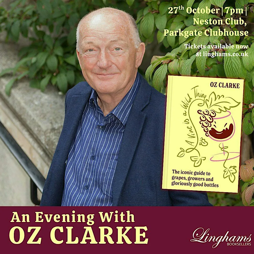 Oz Clarke in conversation 27 October at Linghams Booksellers