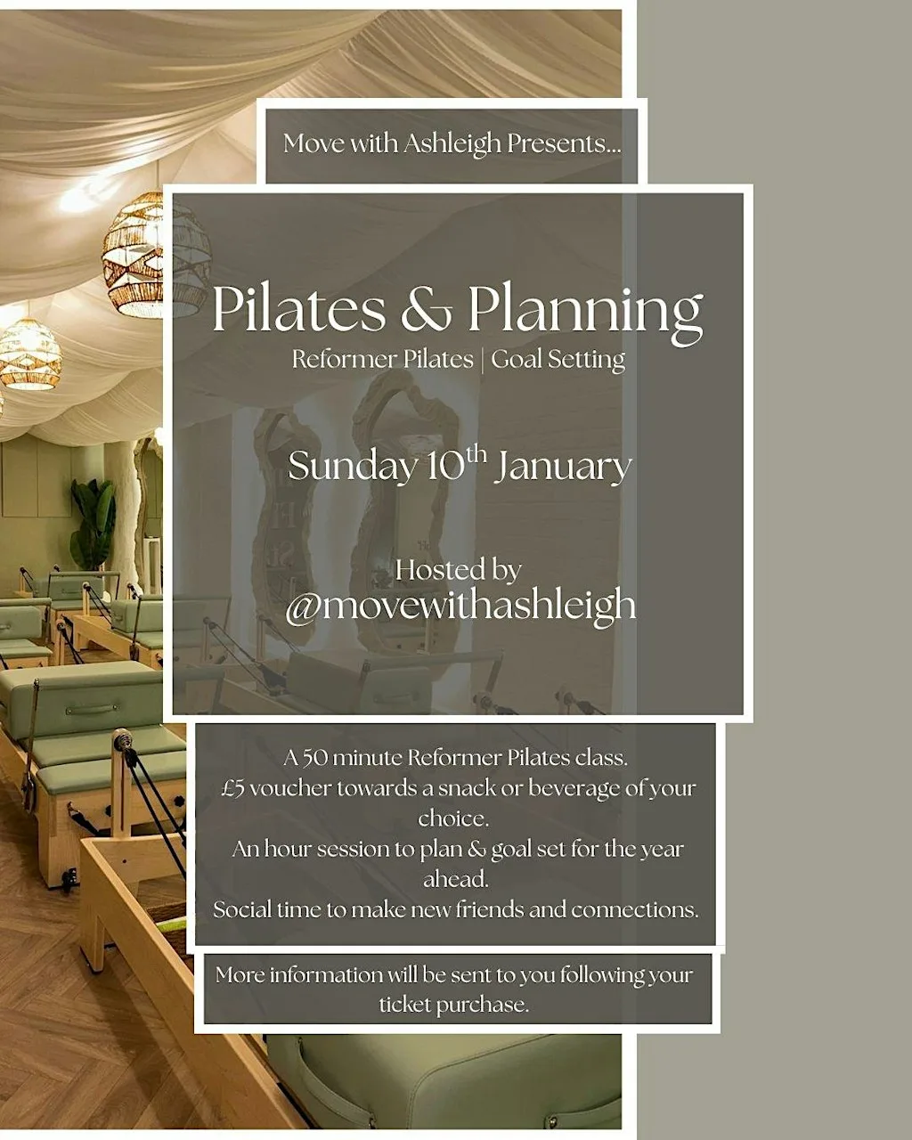 Pilates & Planning - Reformer and Goal Setting Session at Flo & Her Days Nottingham
