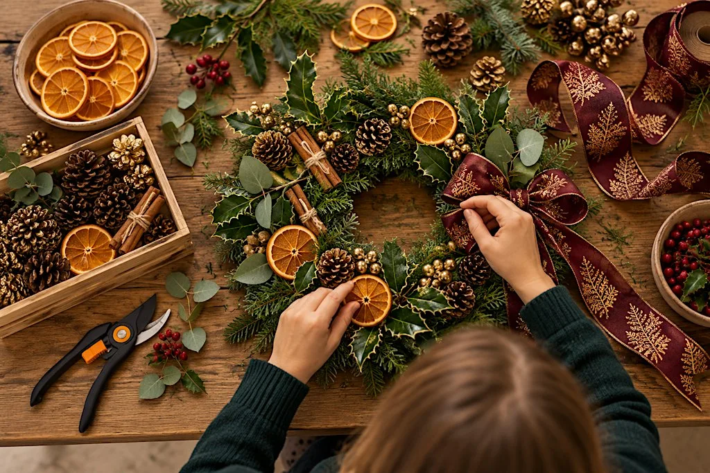 Community Wreath Making Workshop at Worplesdon Memorial Hall