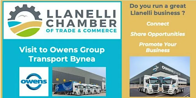 Llanelli Business Future - Visit to Owens Group Bynea