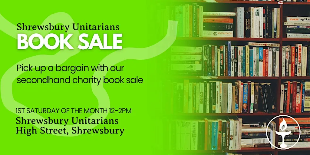 Charity Secondhand Book Sale at Shrewsbury Unitarian Church