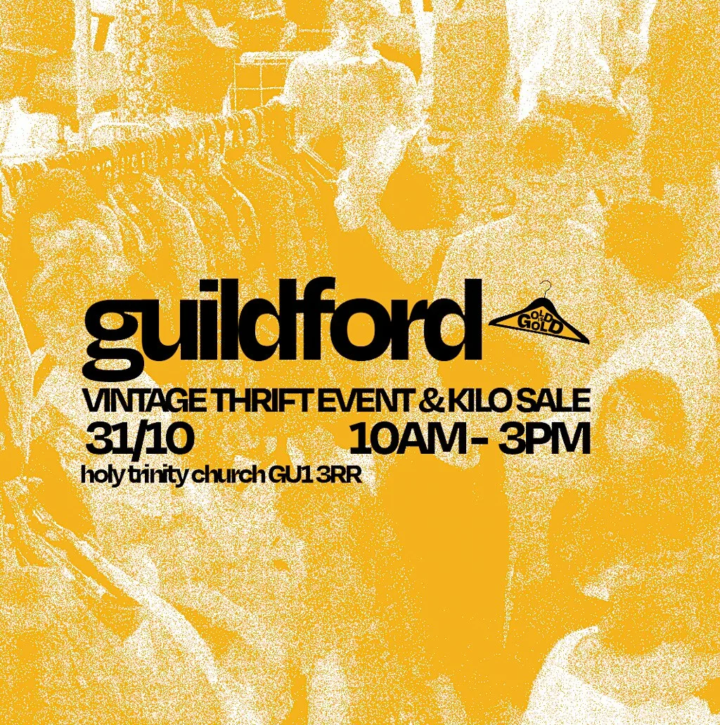 31st October - Guildford's BEST Vintage Event & Kilo Sale at Holy trinity church