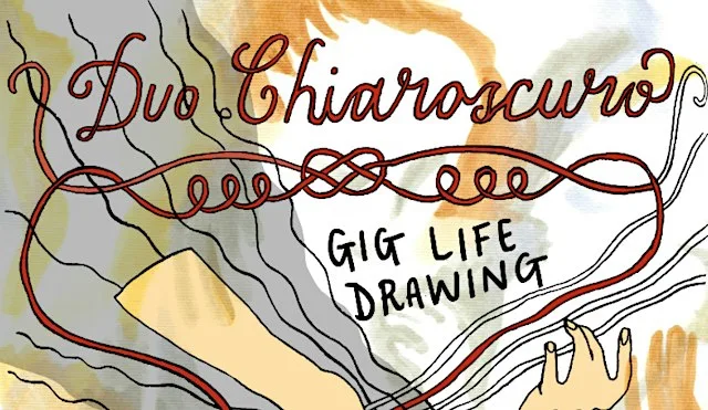 GIG LIFE DRAWING- Duo Chiaroscuro