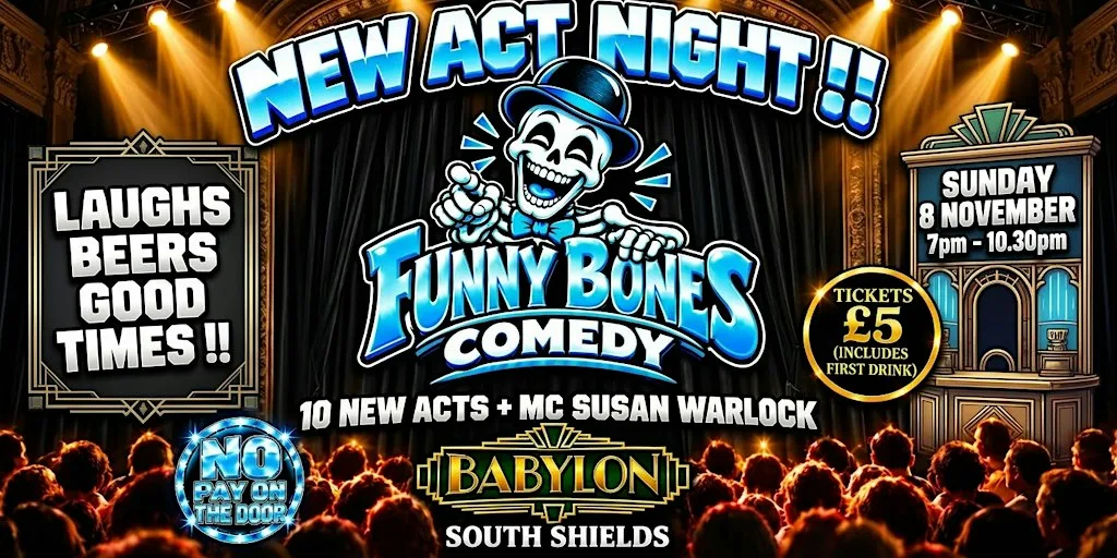 Funny Bones Comedy Night At Babylon South Shields