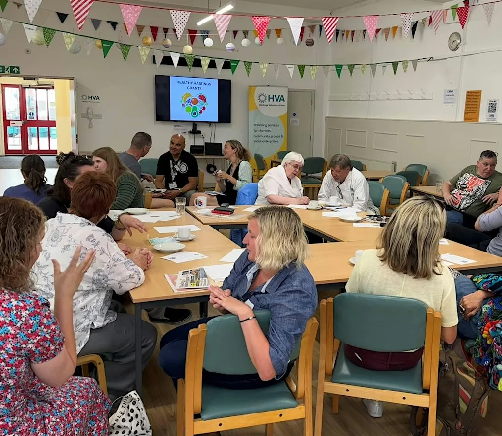 Hastings Food Project partners social and networking at Central Hall