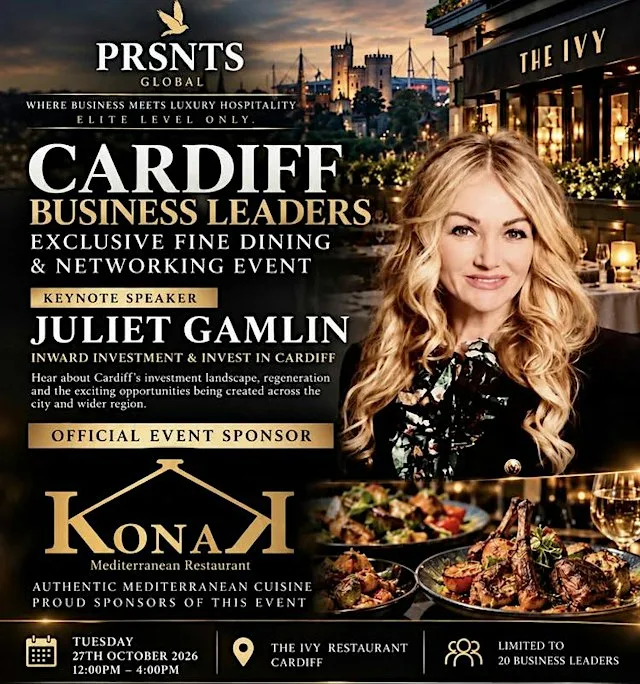 Fine Dining Business Networking Event in Cardiff