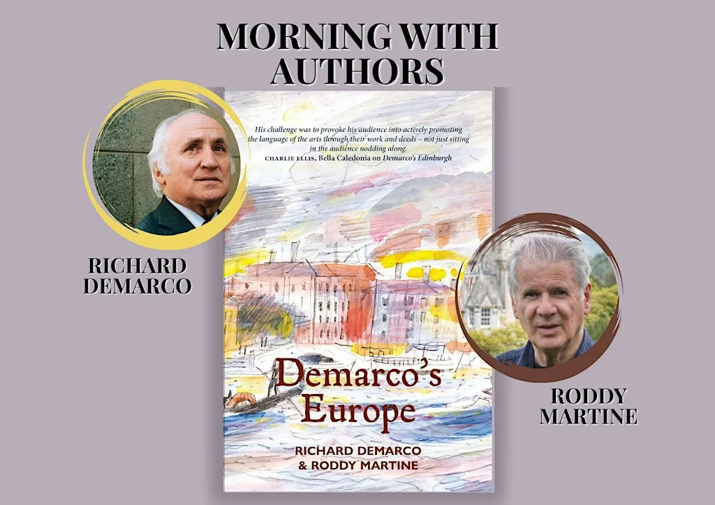 In Conversation with Richard Demarco & Roddy Martine at The Royal Scots Club Edinburgh