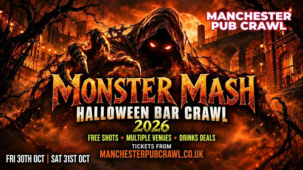 Manchester Halloween Bar Crawl // Monster Mash // Free Shots + Drink Deals at Salt Dog Slim's Manchester