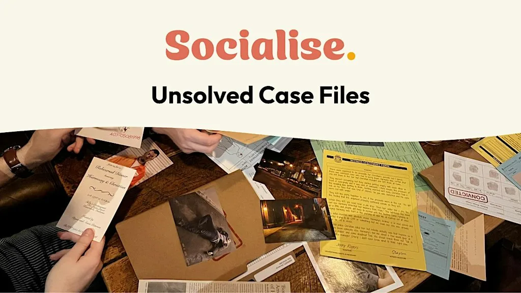 Unsolved Case Files: a true crime murder mystery in Bristol at King Street Brew House, Bristol