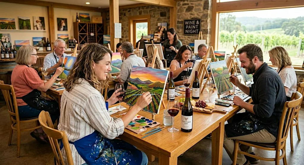 Wine Tasting & Painting at The Wine Buff Galway