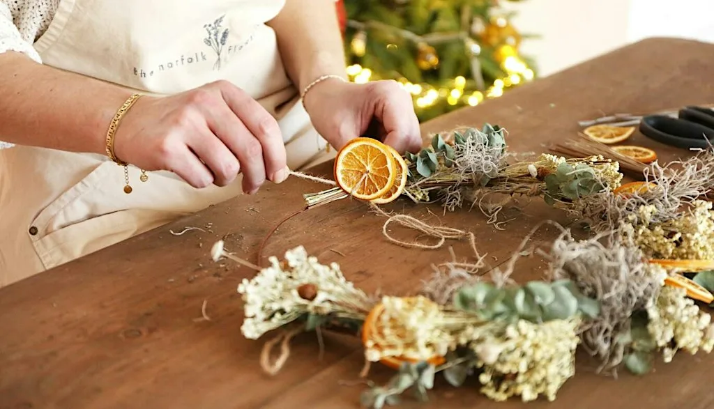 wreath making workshop