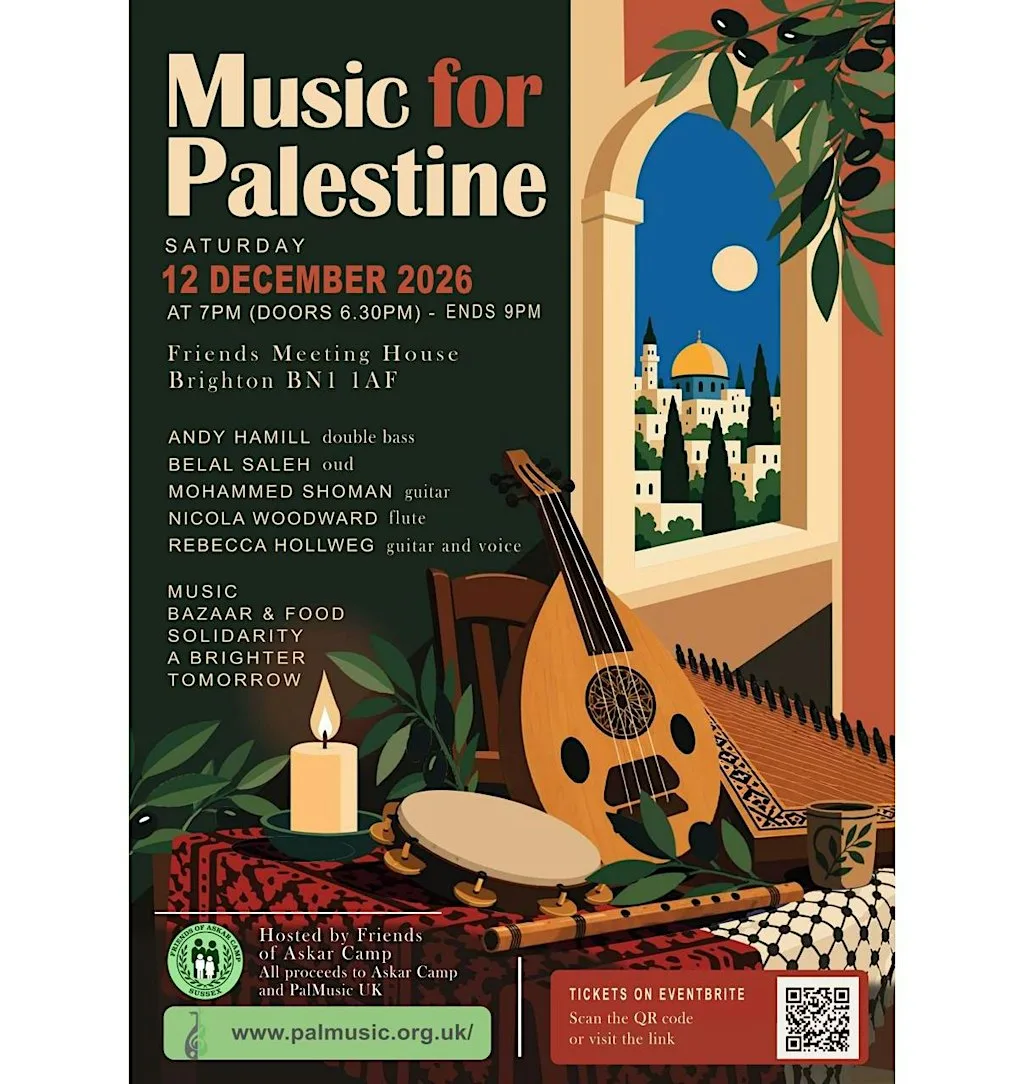Music for Palestine at Friends Meeting House