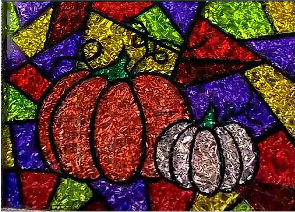 October Stained Glass-Style Art Workshop - Enchanted Moon Arts & Crafts