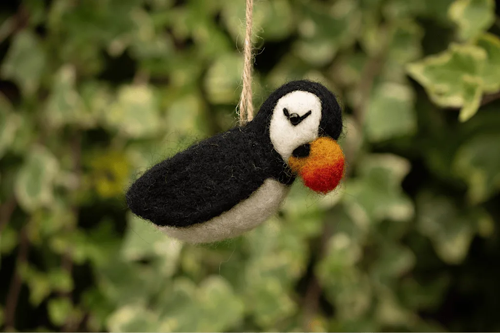 Felt a Puffin at Provan Hall at Provan Hall