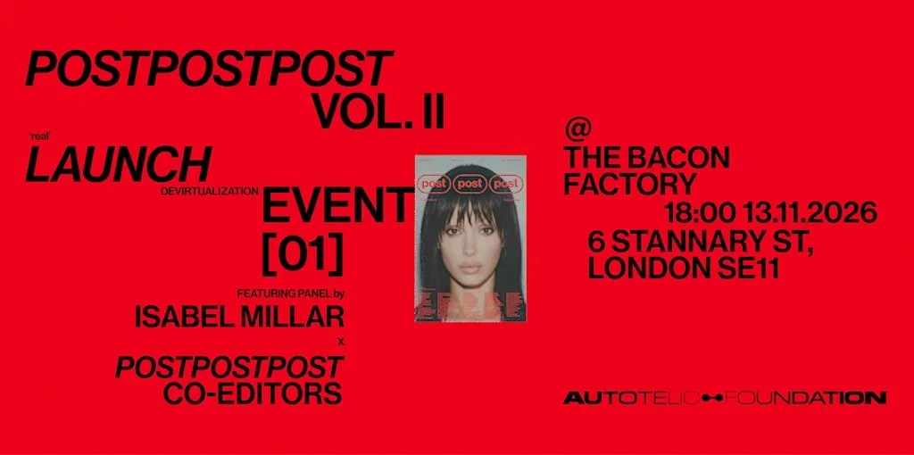 POSTPOSTPOST & Justin Urbach Launch Party