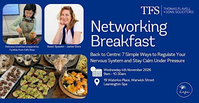 November Networking Breakfast at Thomas Flavell & Sons, Leamington Spa