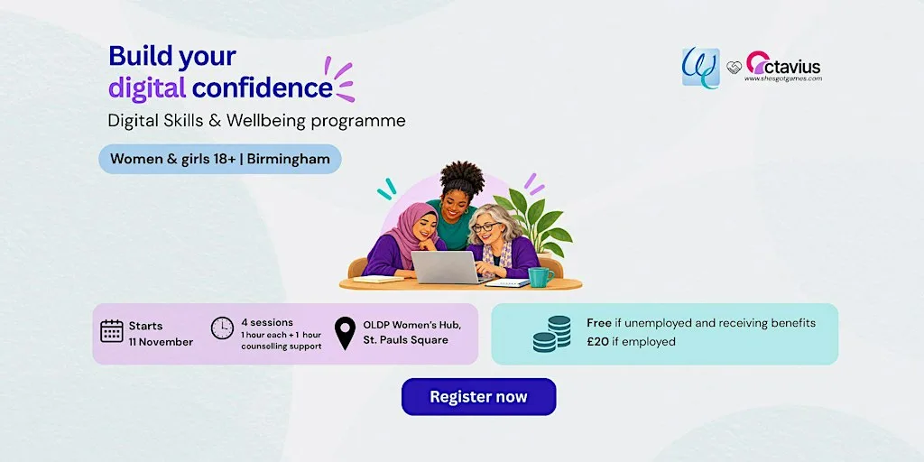 Digital Skills & Wellbeing Programme for Women in Birmingham