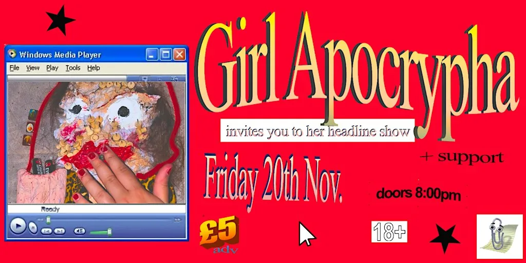 Girl Apocrypha Brighton Headline ⋆。°✩ at The Folklore Rooms