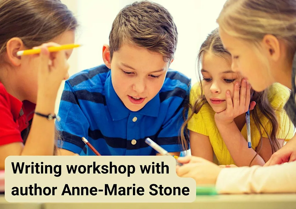 Children's writing workshop with author Anne-Marie Stone at Wimborne Library