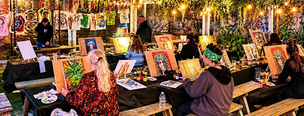 Sip & Paint Cardiff at Corporation Yard