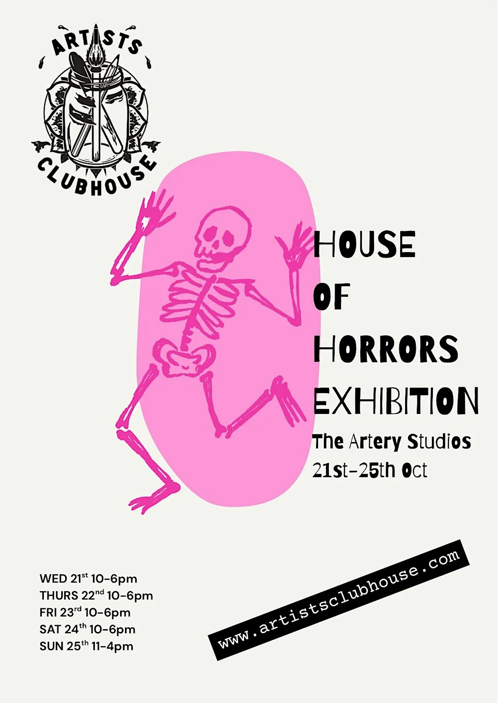 House of Horrors, Halloween Exhibition at The Artery Studios CIC