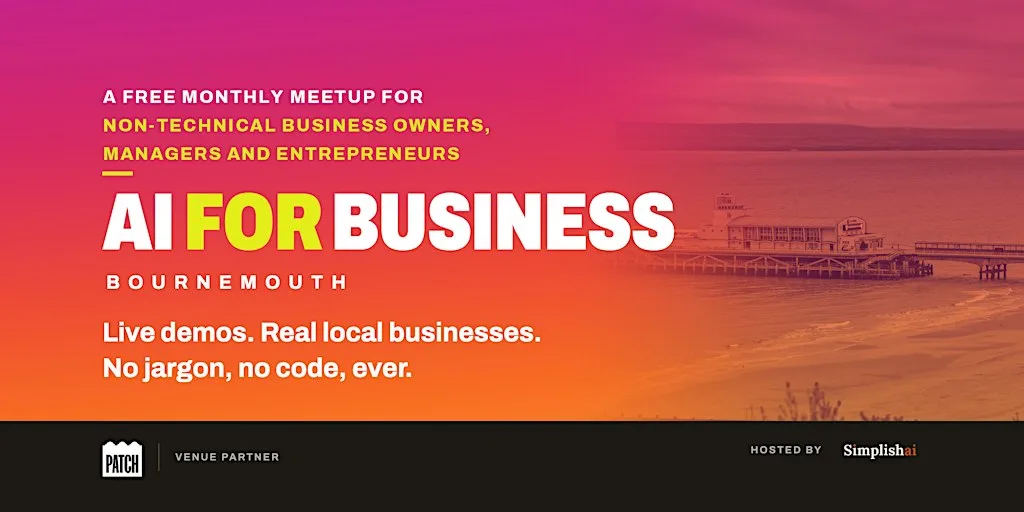 AI for Business Bournemouth: free AI meetup for business owners at Patch Bournemouth