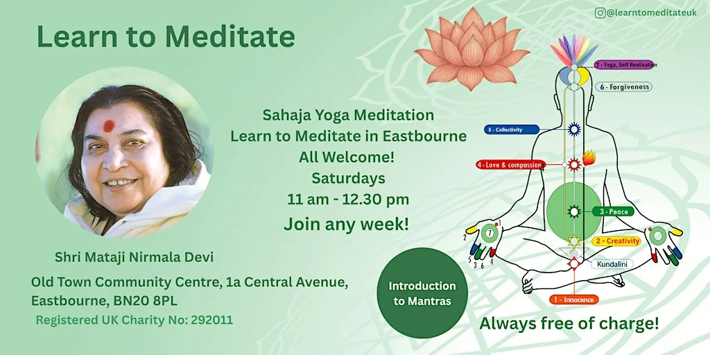 Learn to Meditate in Eastbourne - Free 10 week course - Intro to mantras