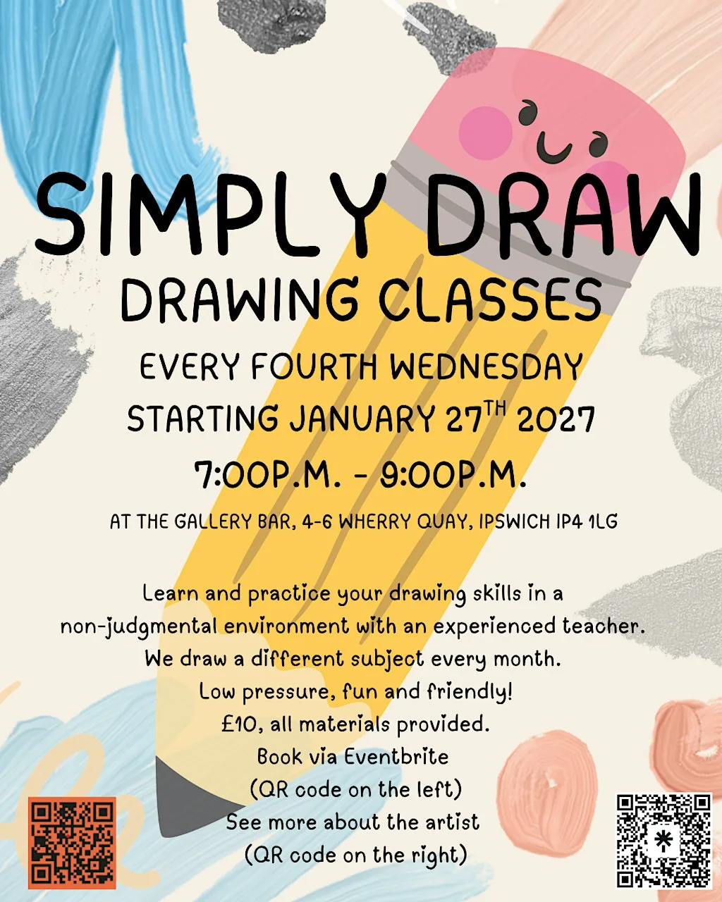 SIMPLY DRAW Monthly Drawing Class
