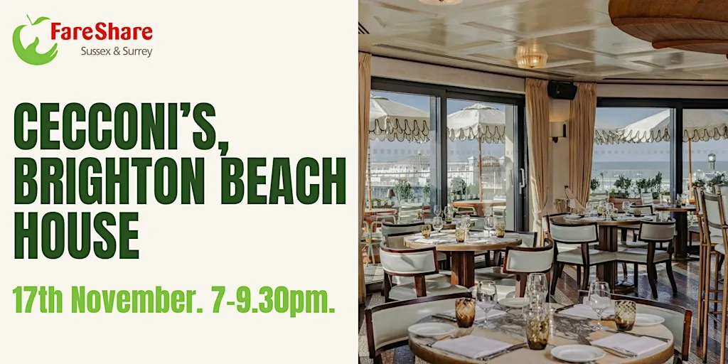 Seasonal Surplus Supper Club with Cecconi's, Brighton Beach House at Cecconi's Brighton