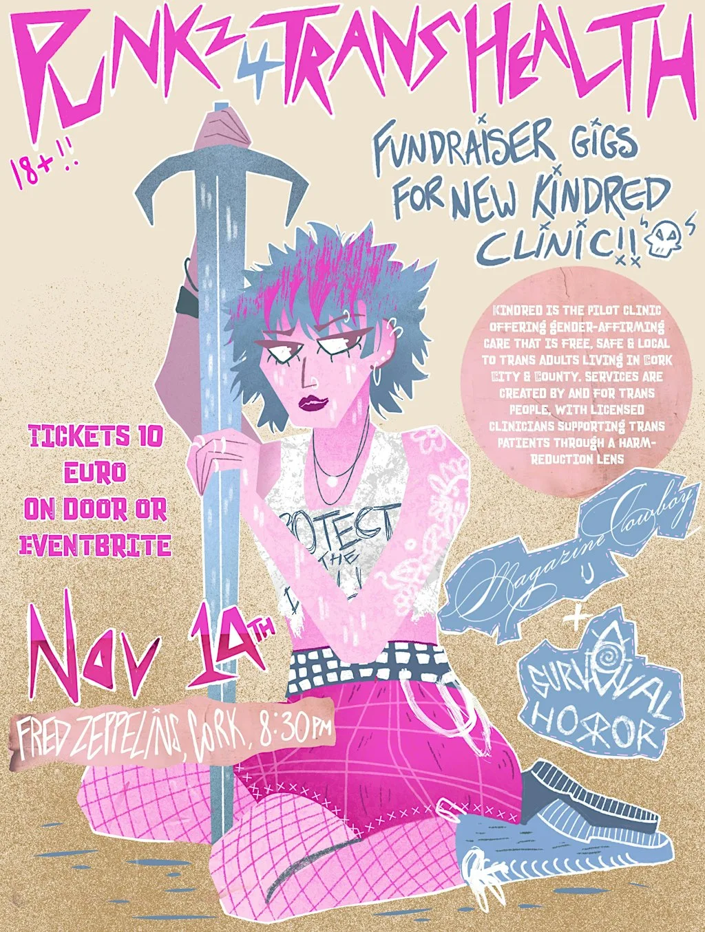 PUNKS 4 TRANS HEALTH at Fred Zeppelins