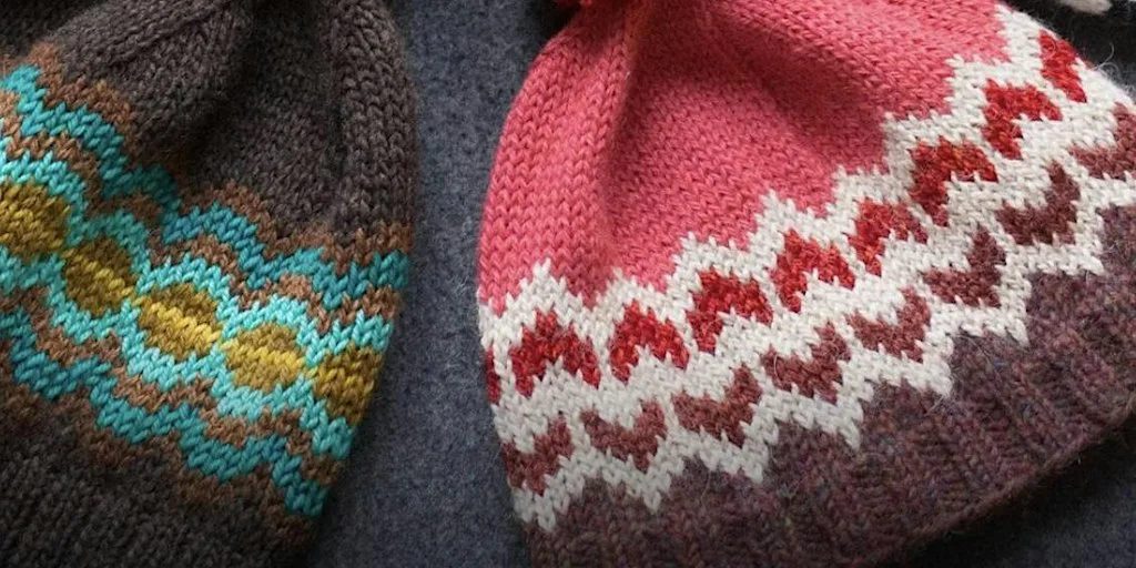 Introduction to fairisle/colourwork knitting- design your own hat/cowl at Yarn Etc