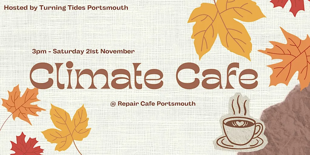 Climate Cafe - Portsmouth at Portsmouth Library of Things & Repair Café Portsmouth
