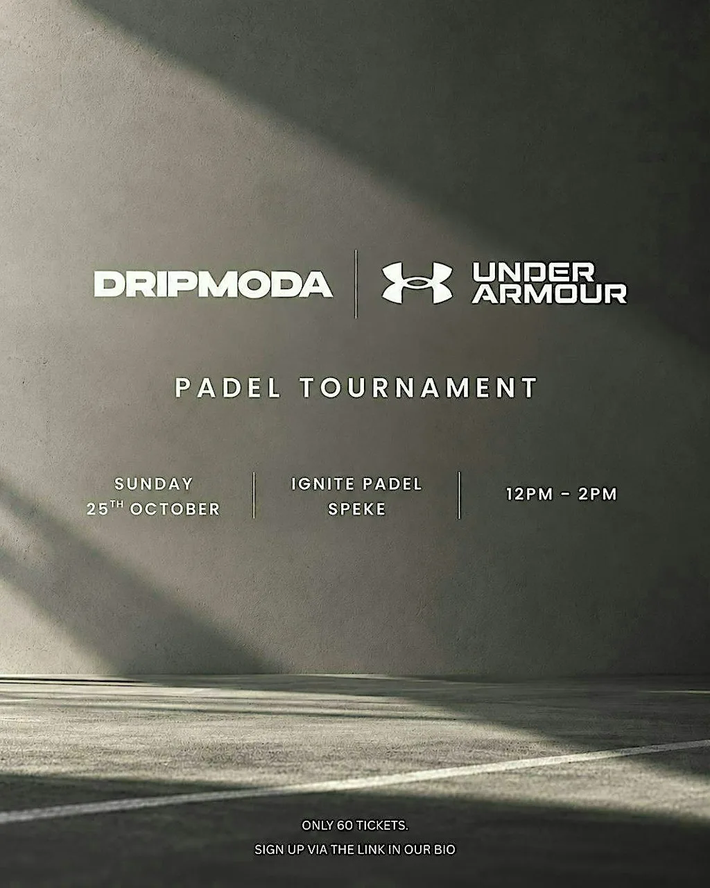 Dripmoda | Under Armour Tournament at Ignite Padel Speke