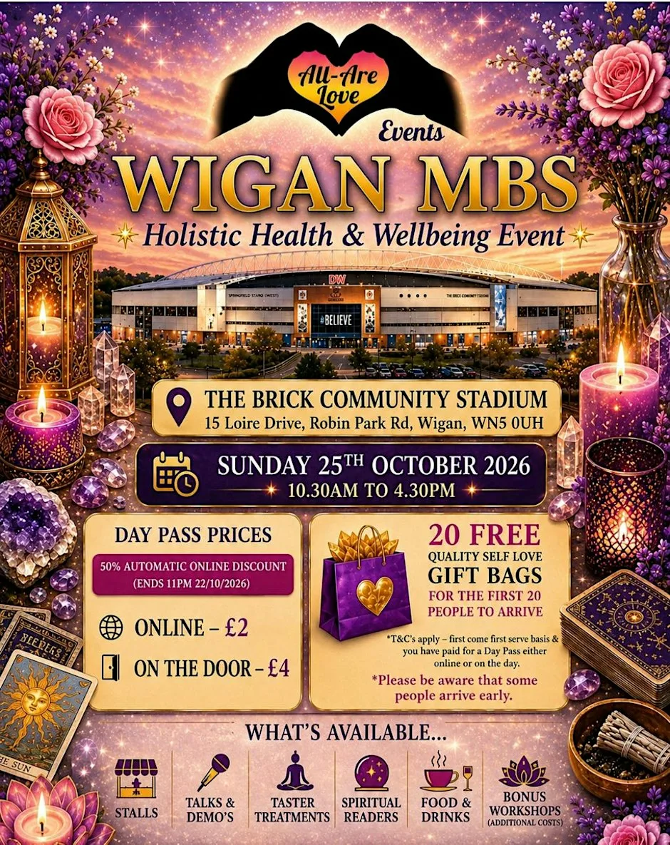 WIGAN MBS, HOLISTIC HEALTH & WELLBEING EVENT at The Brick Community Stadium