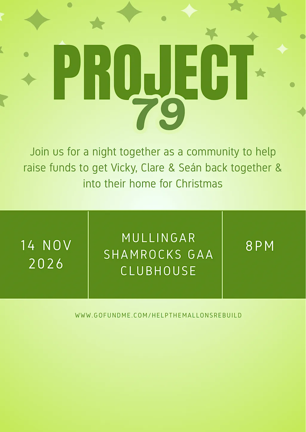 Help the Mallon's get home for Christmas at Mullingar Shamrocks GAA