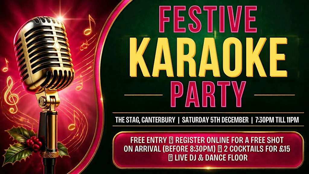 Festive Saturday Night Karaoke Party at Stag