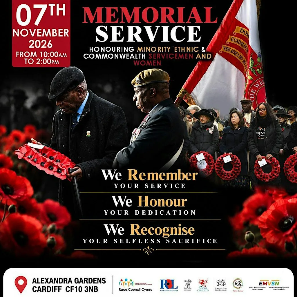 7th Memorial Service: Honouring Minority Ethnic & Commonwealth Servicemen a