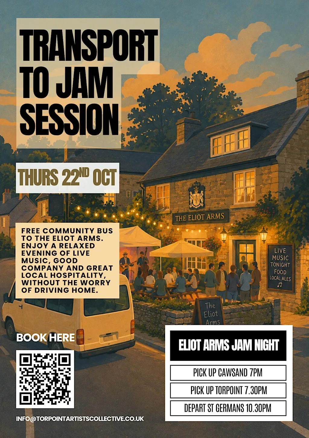 Culture Connects: Port Eliot Jam Session at The Eliot Arms St Germans