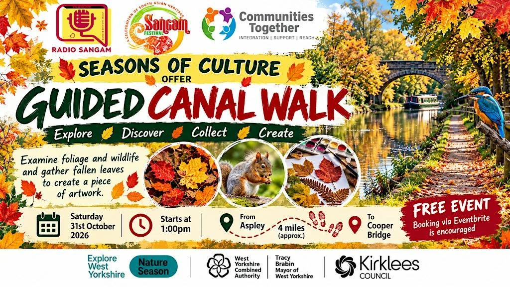 Seasons of Culture: Guided Canal Walk – Explore, Discover, Collect & Create