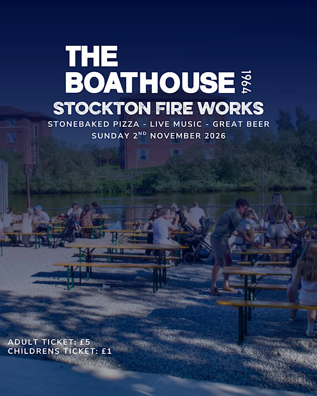 Stockton Fireworks Display @ The Boathouse at The Boathouse Stockton