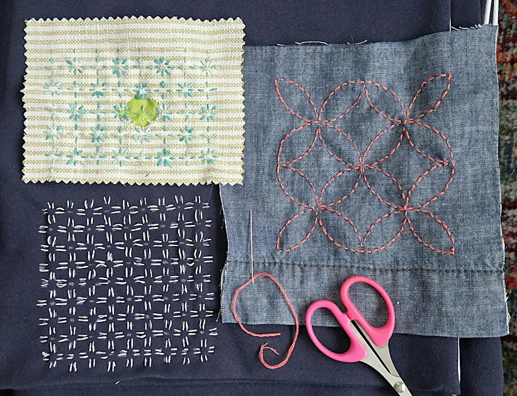 Mending and upcycling-inspired embroidery workshop at Leicester Castle Great Hall