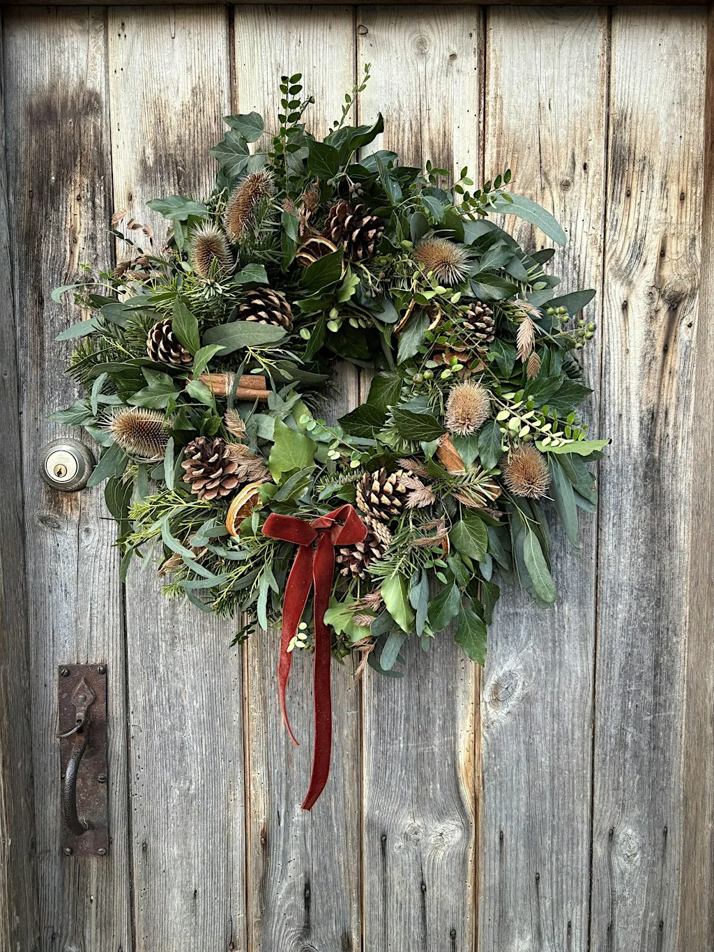 Christmas wreath workshop